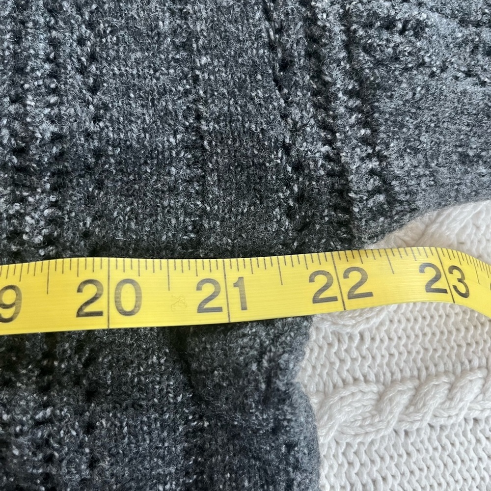 Joseph A. Medium Gray Button-Up Cardigan Women’s Size Large - Picture 8 of 16